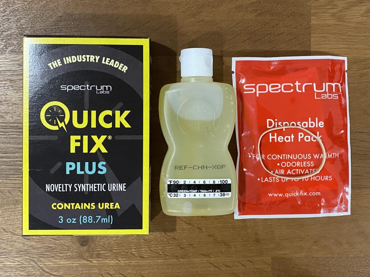 quick fix synthetic urine box and contents