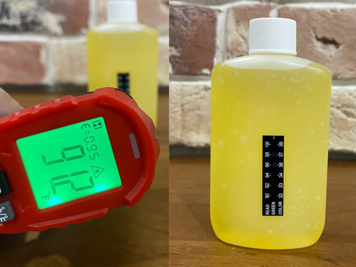 synthetix 5 synthetic urine temperature strip check
